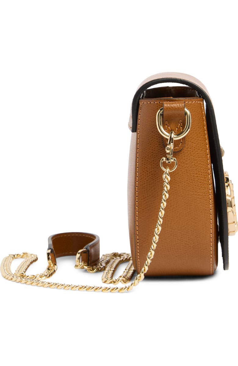 VALENTINO BY MARIO VALENTINO Joestte Bonbonniere VLOGO Crossbody Bag, Alternate, color, Caramel