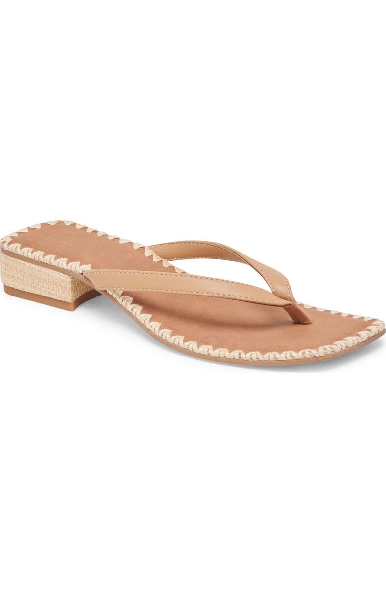 Dolce Vita Barty Flip Flop, Main, color, Light Tan Leather