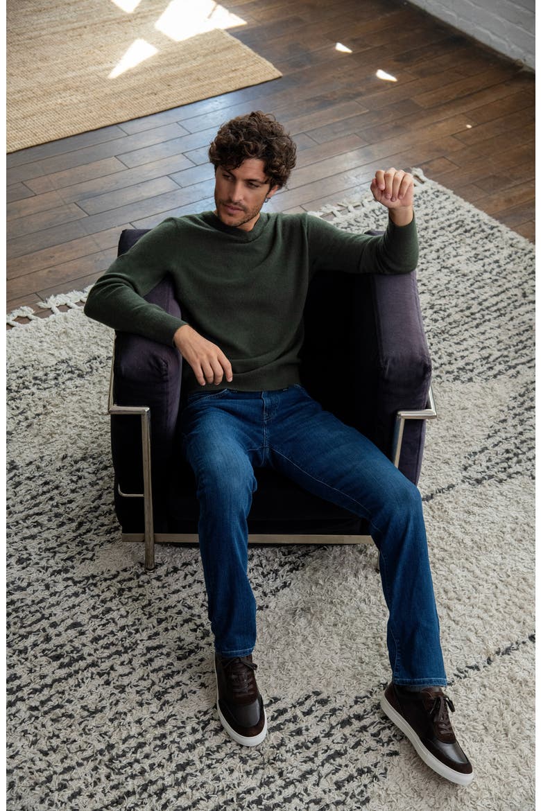 Cashmere V-Neck Sweater, Alternate, color, NAVY NIGHT