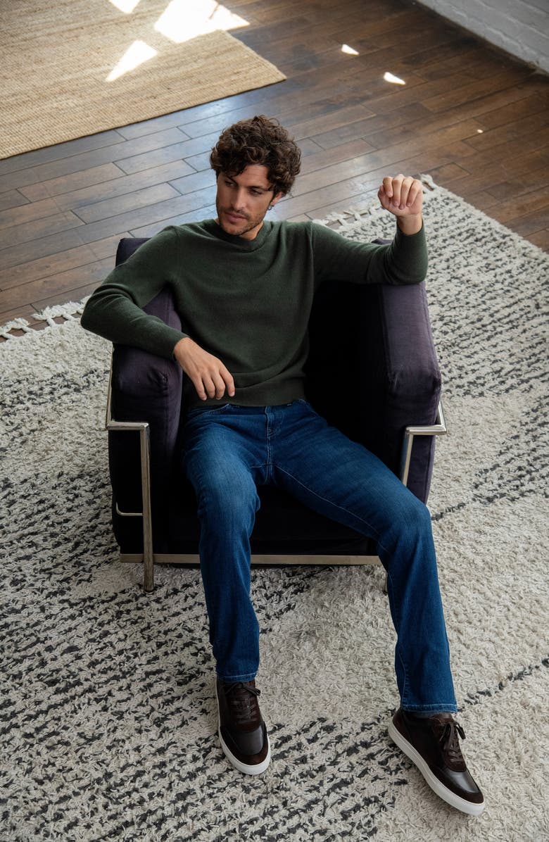 Nordstrom Cashmere V-Neck Sweater, Alternate, color, Black Caviar