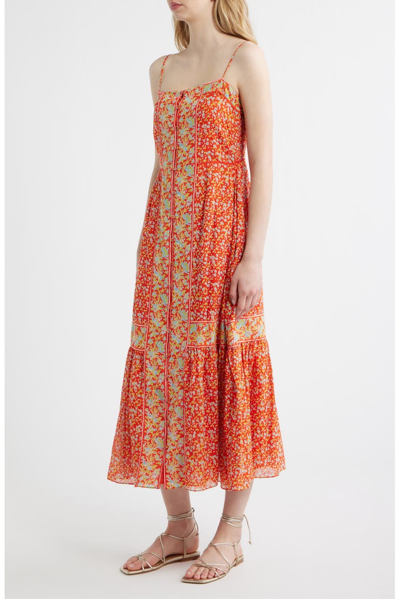 Miralani Floral Cotton Blend Sundress, Alternate, color, SOLARA PRINT