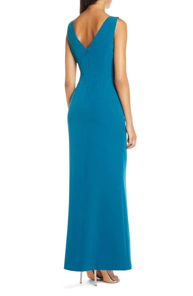 Eliza J Ruffle Detail Gown, Alternate, color,