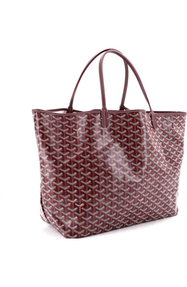 Pre-Owned Goyard Saint Louis Tote Coated Canvas GM, Alternate, color, Red