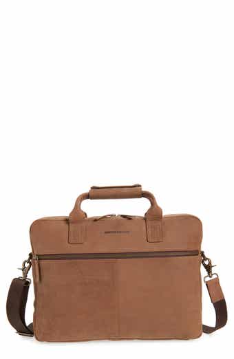 Johnston & Murphy Oil Tanned Leather Briefcase