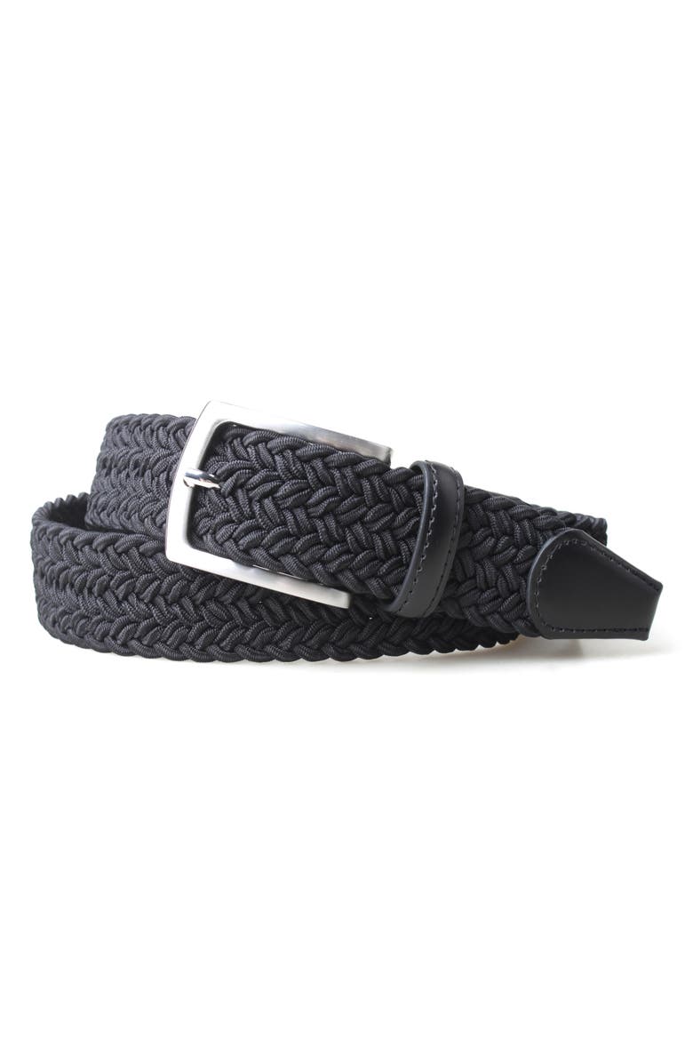 PX Stretch Braided Belt, Alternate, color, Black
