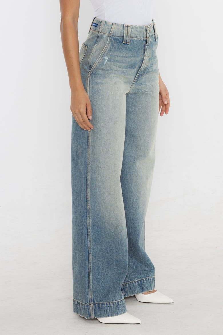 The Rosalie Trouser Pant, Alternate, color, Pebble Blue