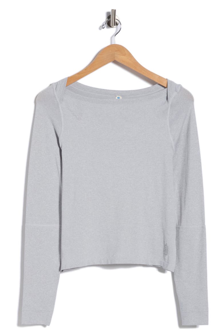 Up Next Long Sleeve T-Shirt, Alternate, color, HEATHER GREY