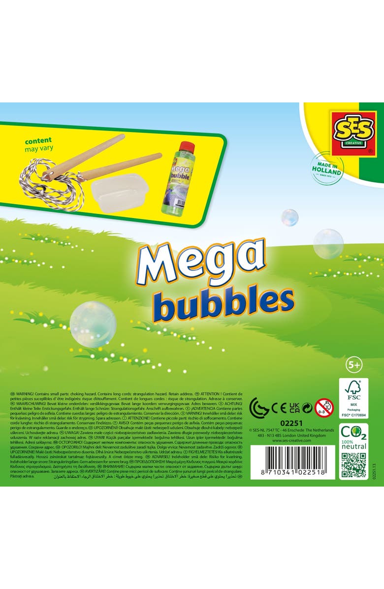 SES Creative Mega Bubbles, 3 Piece Set, Kids 5+, Alternate, color,