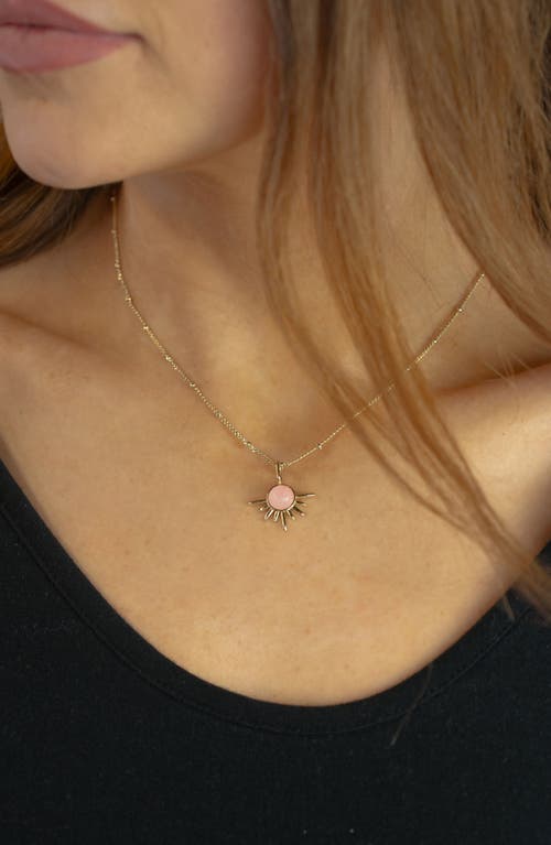 The Sis Kiss Baby Station Chain Necklace In Gold