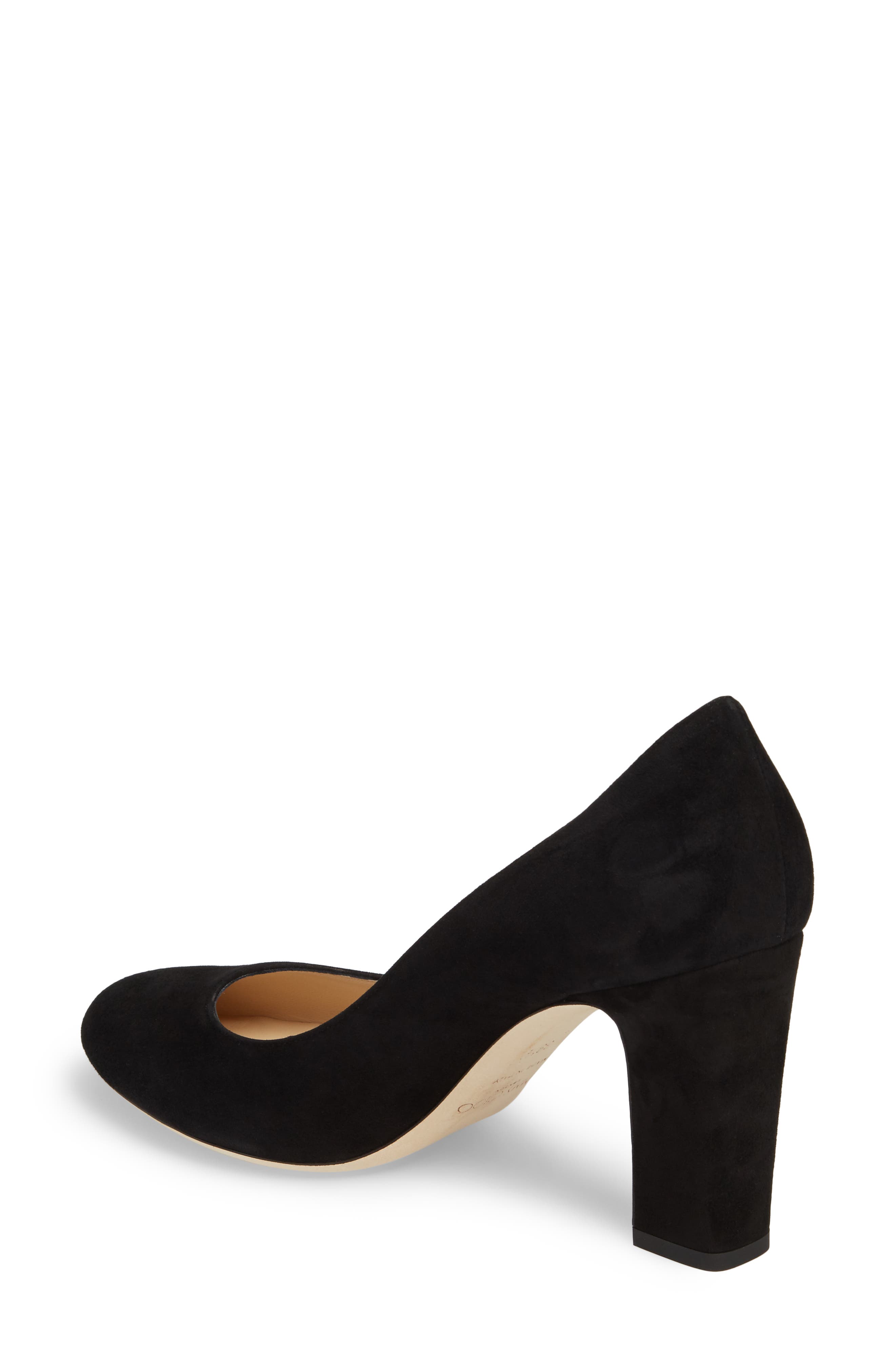 Billie Suede Pump, Alternate, color, BLACK