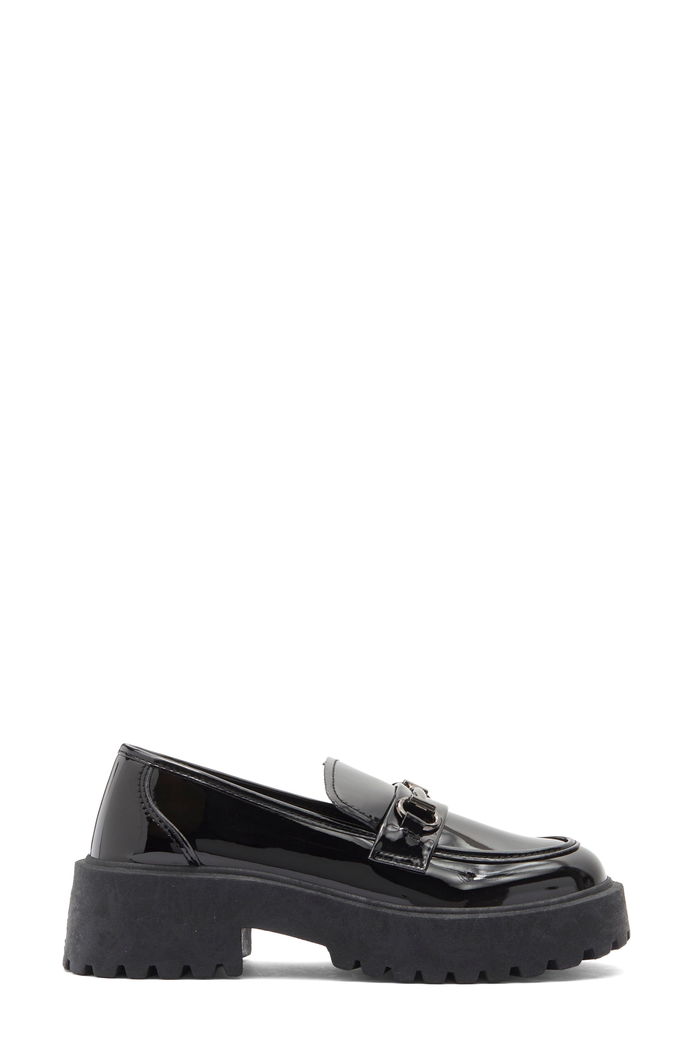 Tippy Bit Platform Loafer, Alternate, color, BLACK PATENT