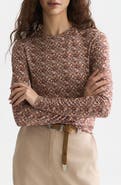 Scotch & Soda Printed Long Sleeve Knit T-Shirt
