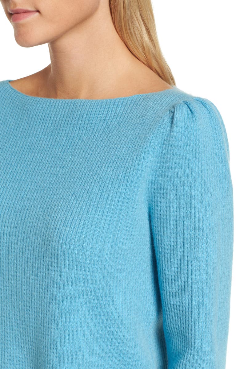 Nordstrom Signature Waffle Stitch Cashmere Sweater, Alternate, color, 