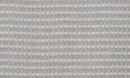 Rag & Bone Joni Recycled Wool Blend Waffle Scarf In Gray