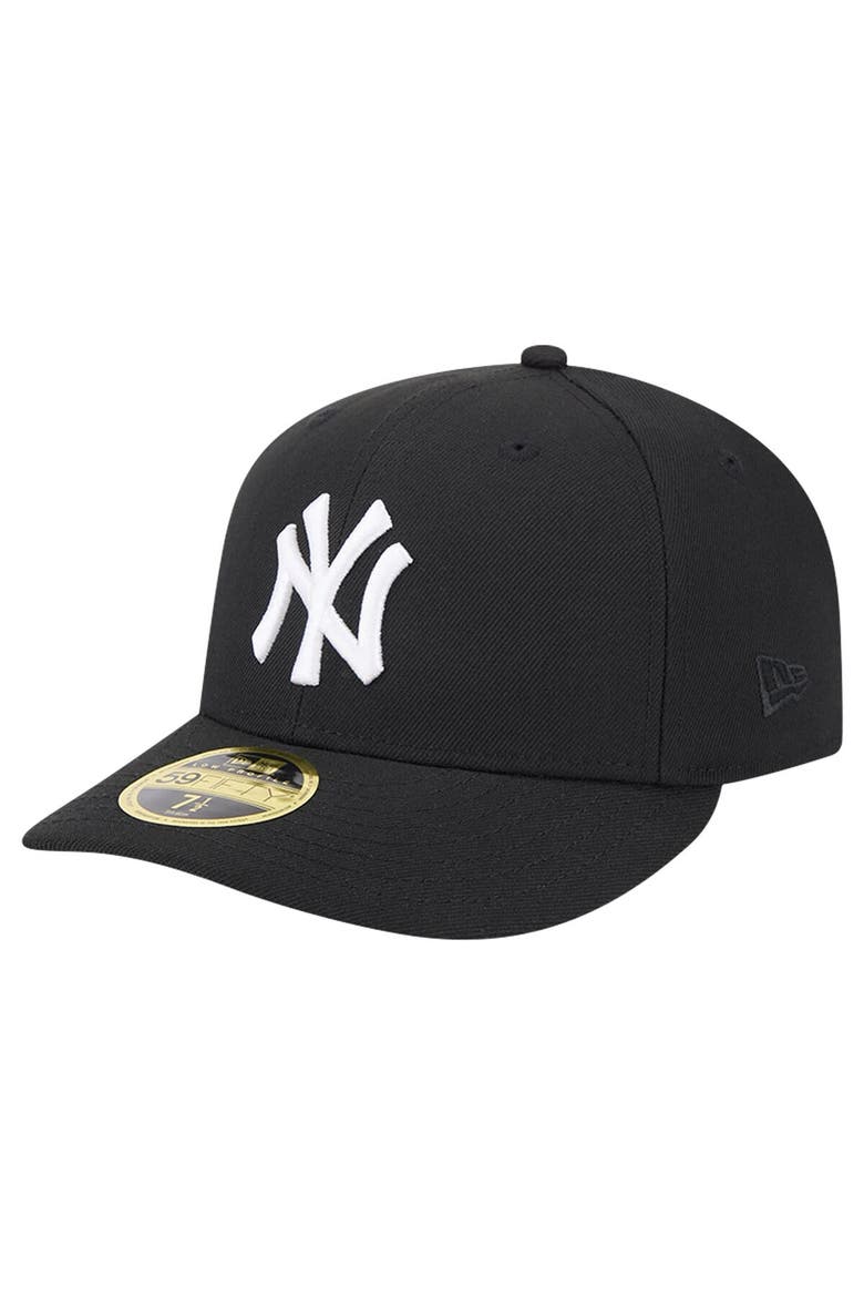 Men's New Era Black New York Yankees Low Profile 59FIFTY Fitted