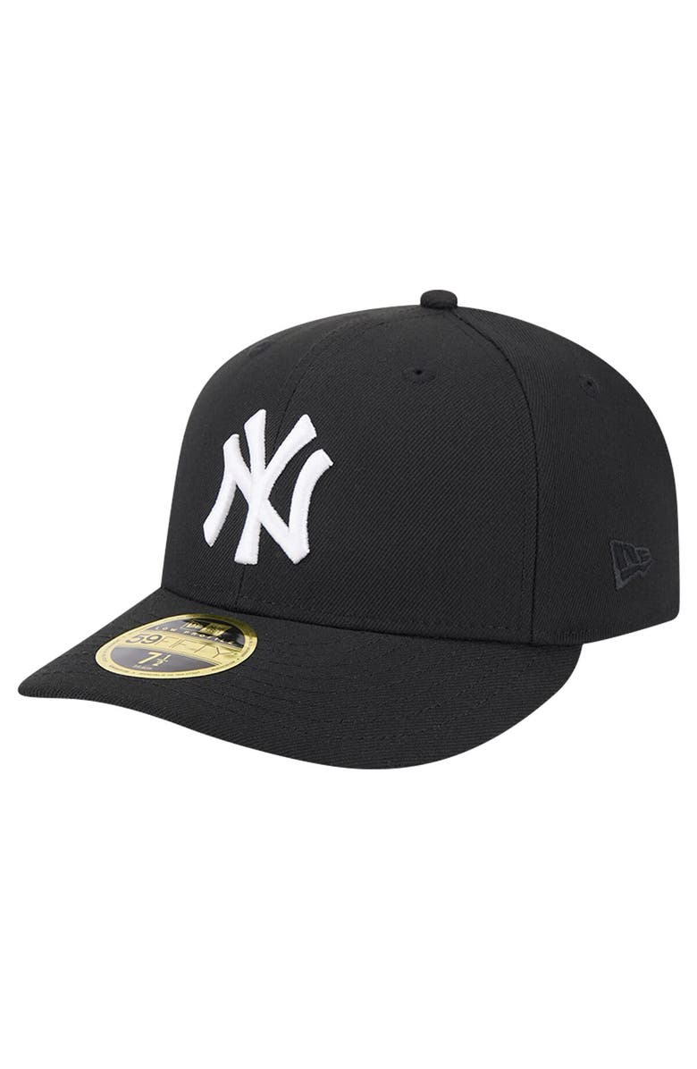 New Era Men's New Era Black New York Yankees Low Profile 59FIFTY Fitted Hat, Main, color, 