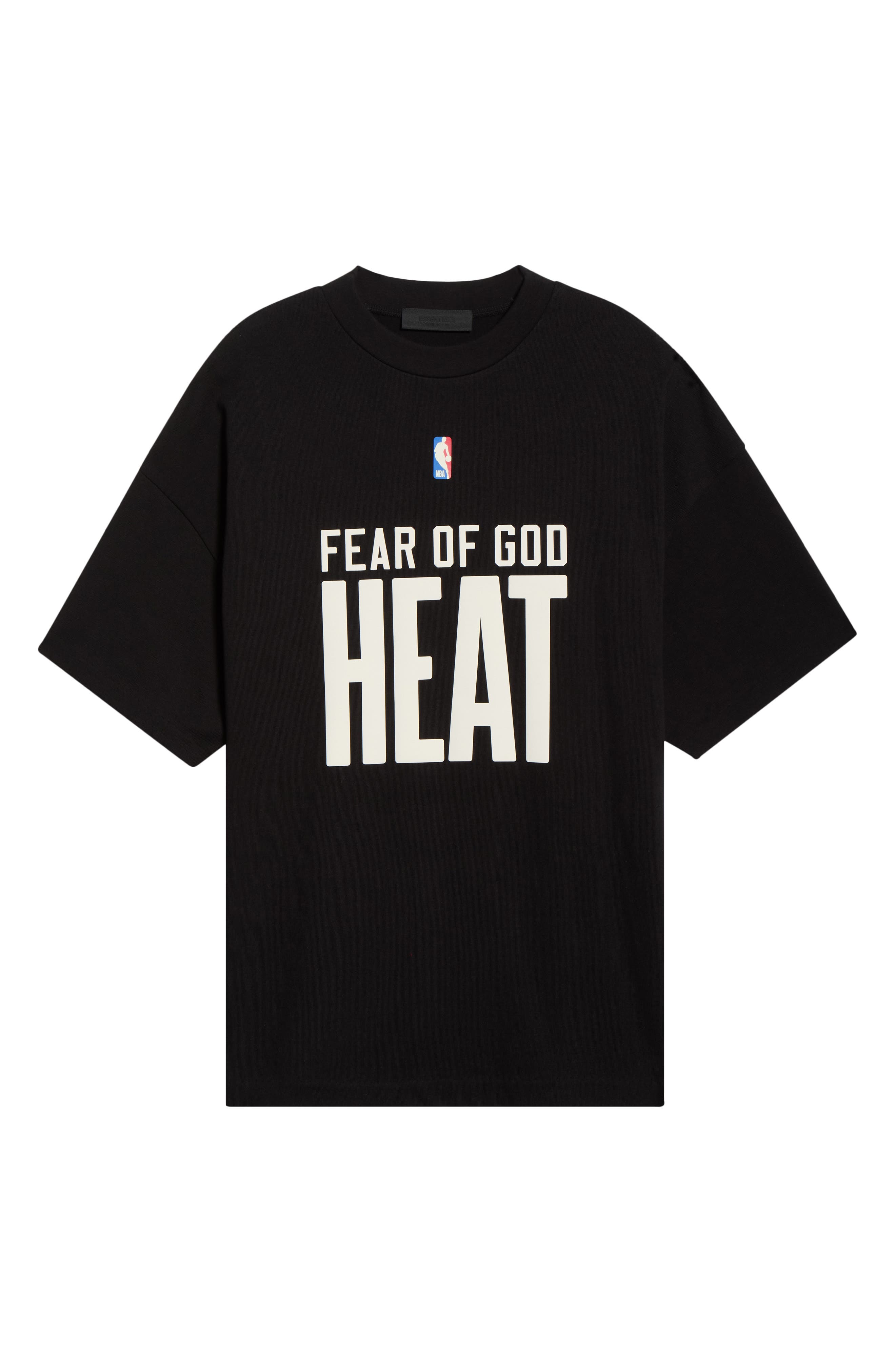 Fear of God Essentials x NBA '90s Fit Heat Graphic T-Shirt (Men