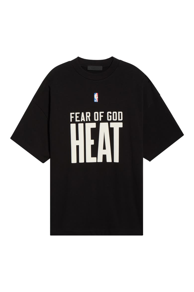 Fear of God Essentials x NBA '90s Fit Heat Graphic T-Shirt (Men