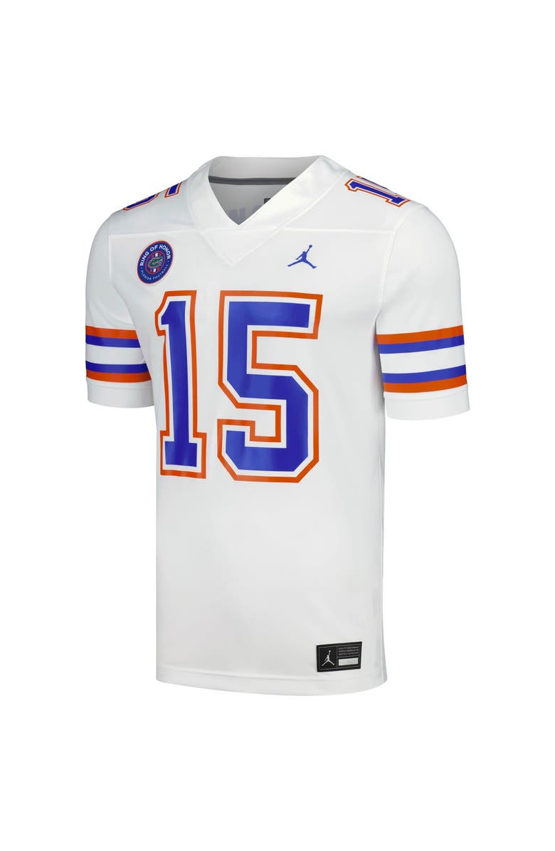 Jordan Brand Men's Jordan Brand Tim Tebow White Florida Gators Ring of Honor Untouchable Replica Jersey, Alternate, color, 