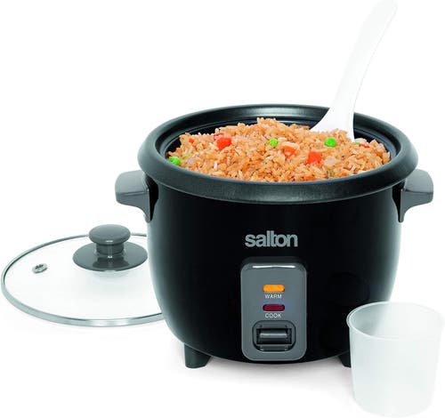 Salton Automatic Rice Cooker 6 Cup In Black