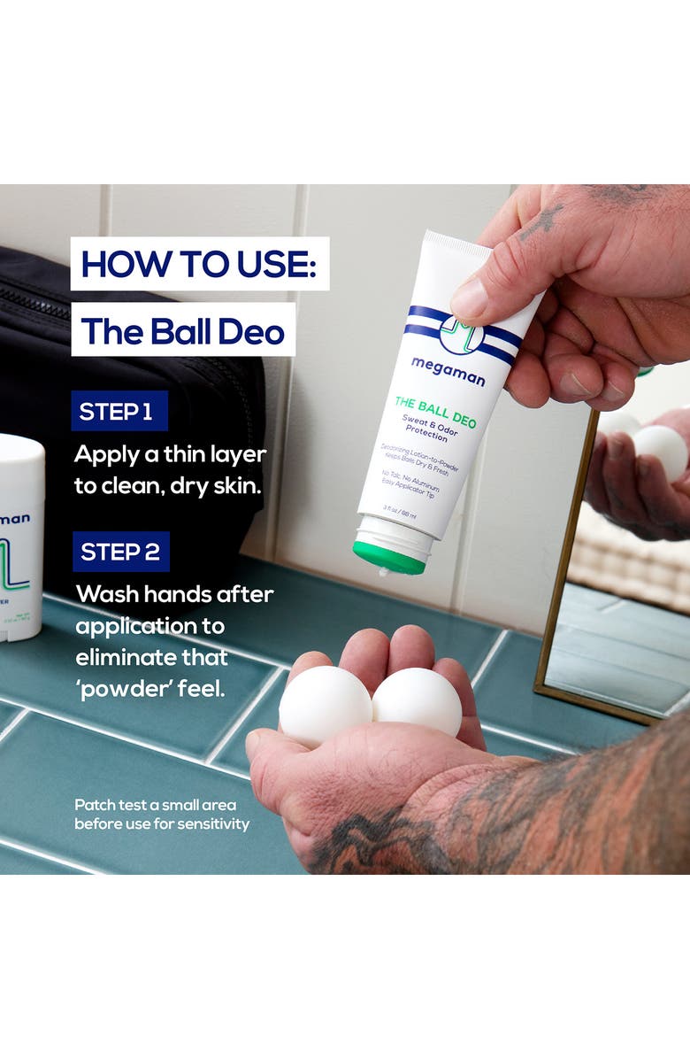 Megababe Megaman The Ball Deo Deodorant, Alternate, color, 