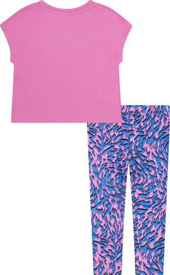 Kids' Just Do It Logo Graphic T-Shirt & Leggings Set