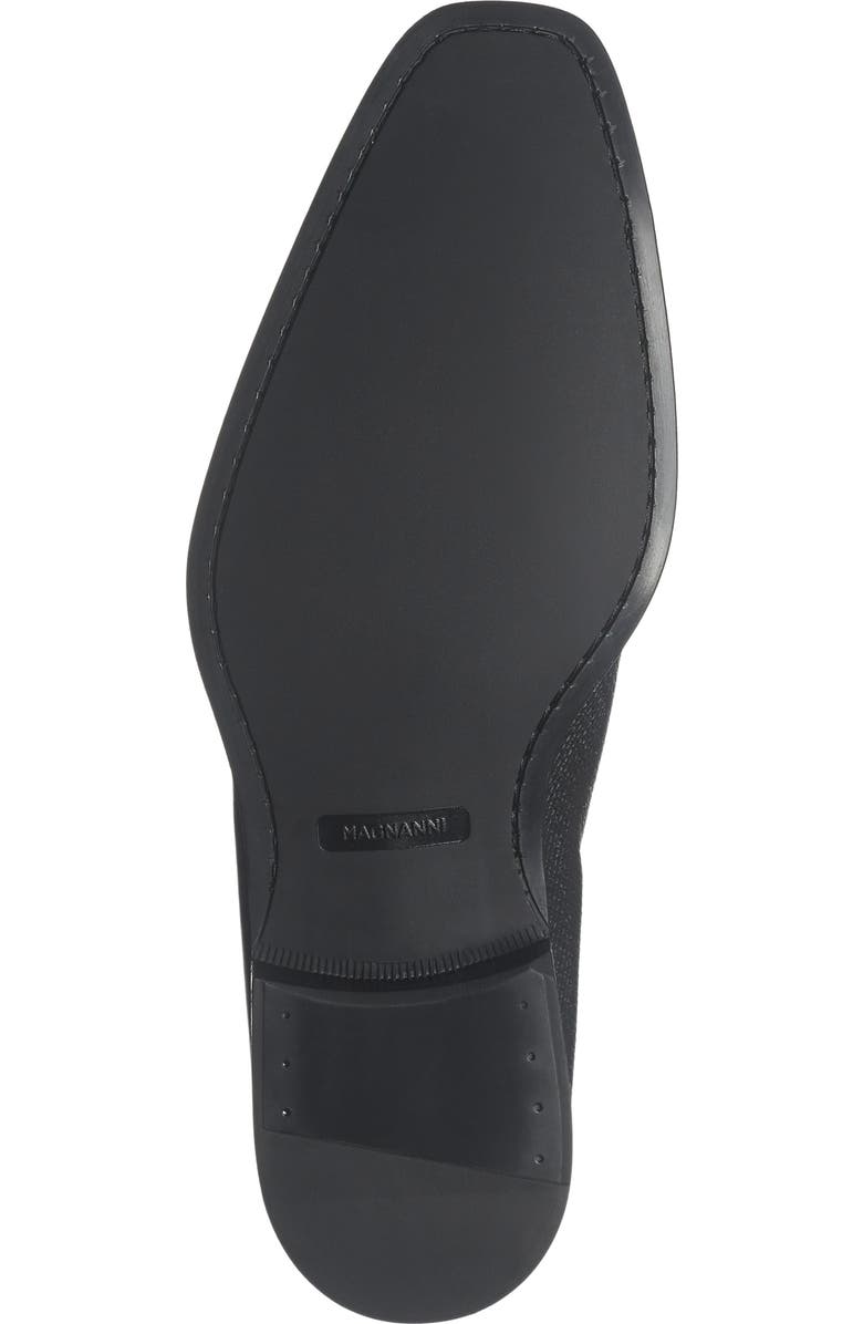 Magnanni Aneto II Monk Strap Shoe, Alternate, color, Black / Black
