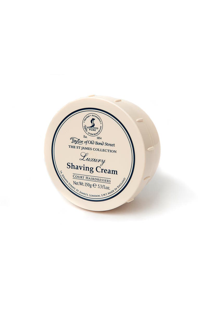Taylor of Old Bond Street St James Collection Shaving Cream, Main, color, White