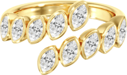 Everlee Marquise Bezel Bypass Lab Diamond Ring in 14K