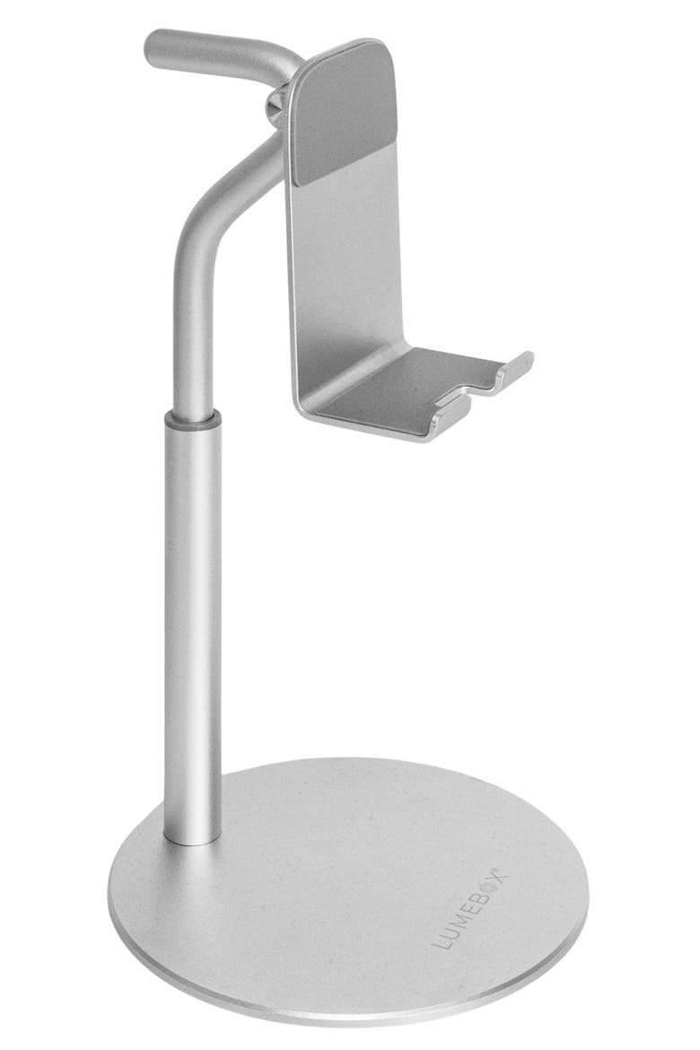 Red Light Lamp Stand, Main, color, SILVER