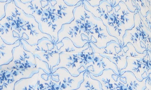 Eileen West Quilted Ballet Robe In Blue