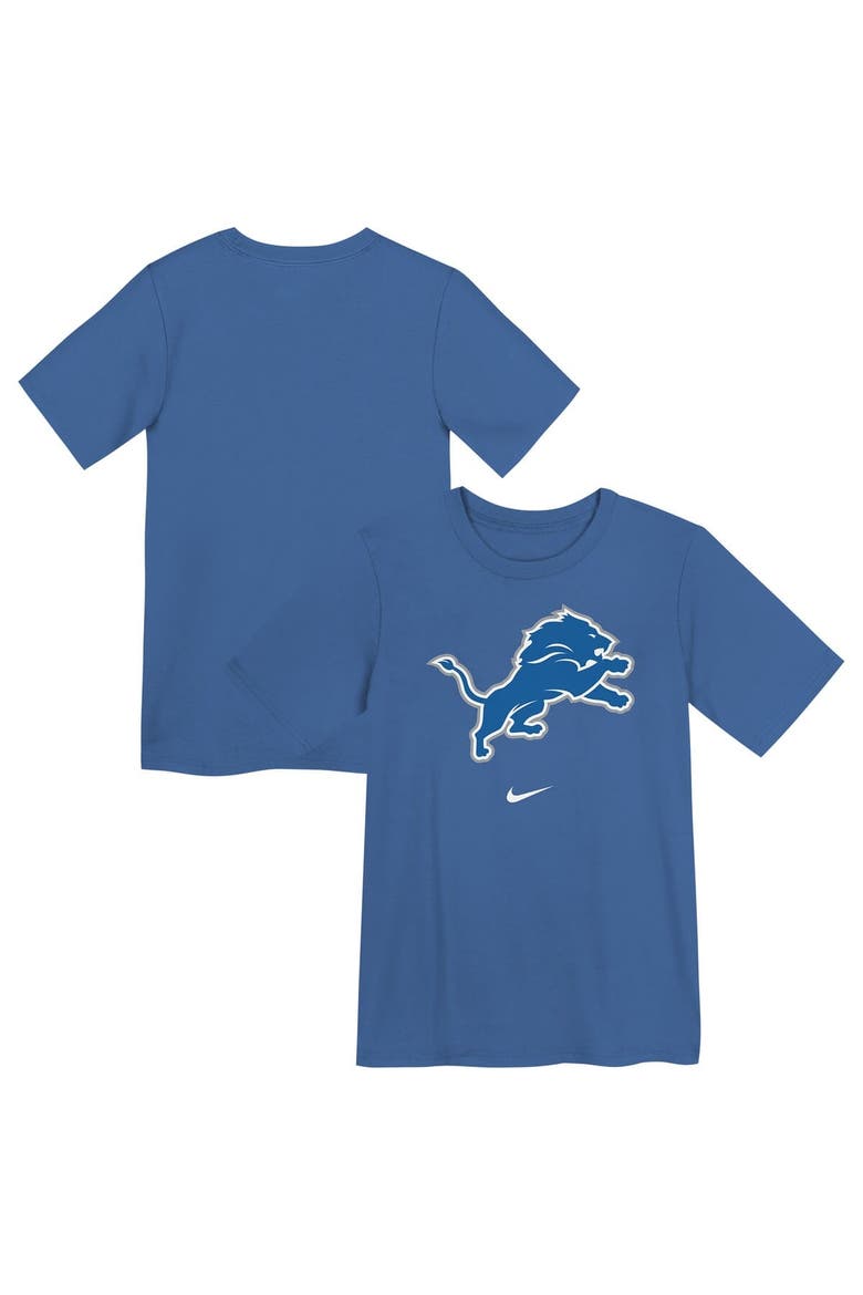 Preschool Nike Blue Detroit Lions Primary Logo Legend Performance T-Shirt, Main, color, Blue