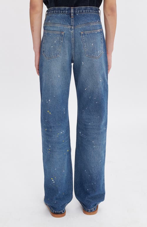 Apc A. P.c. Relaxed Fit Jeans In Washed Indigo