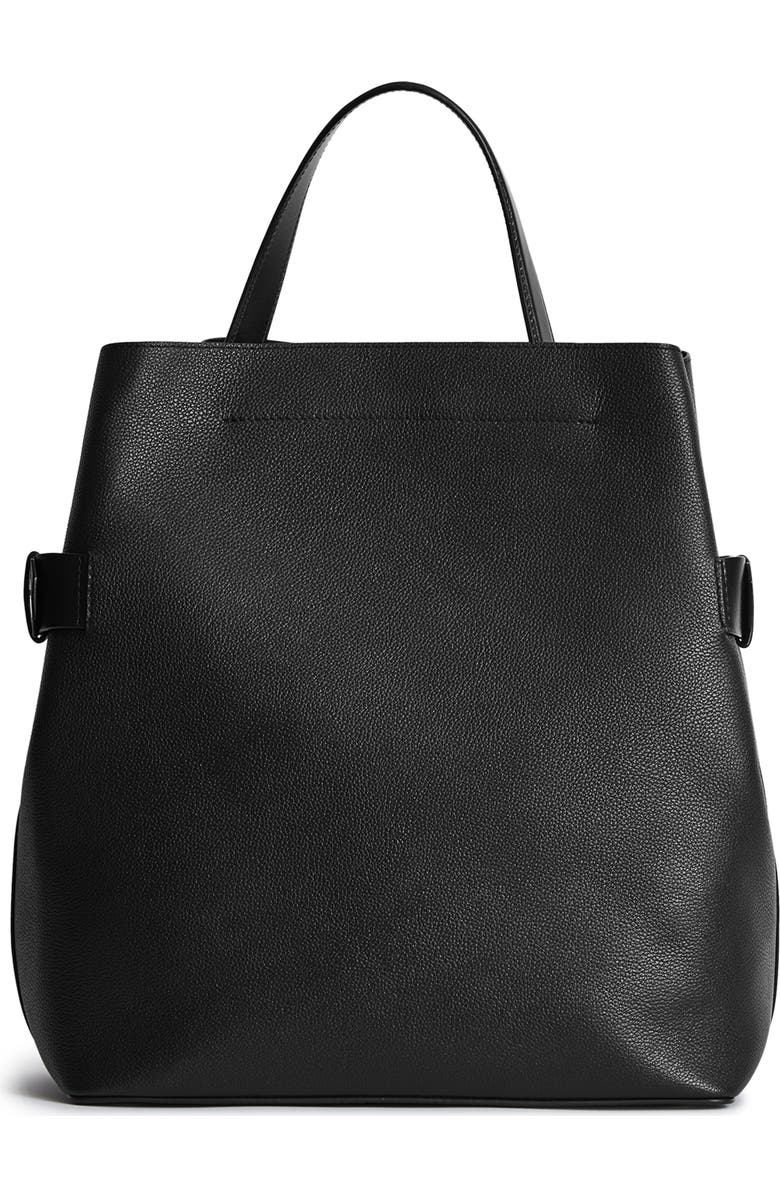 Reiss Freya Leather Bucket Bag, Alternate, color,