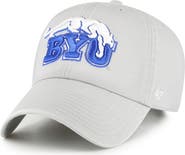 '47 Men's '47 Gray BYU Cougars Vault Clean Up Adjustable Hat