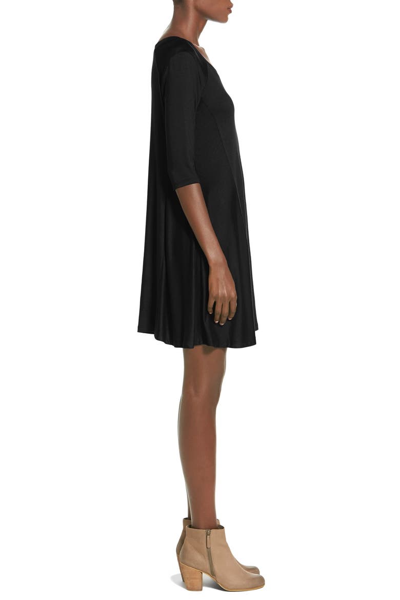 Shift Dress, Alternate, color, BLACK