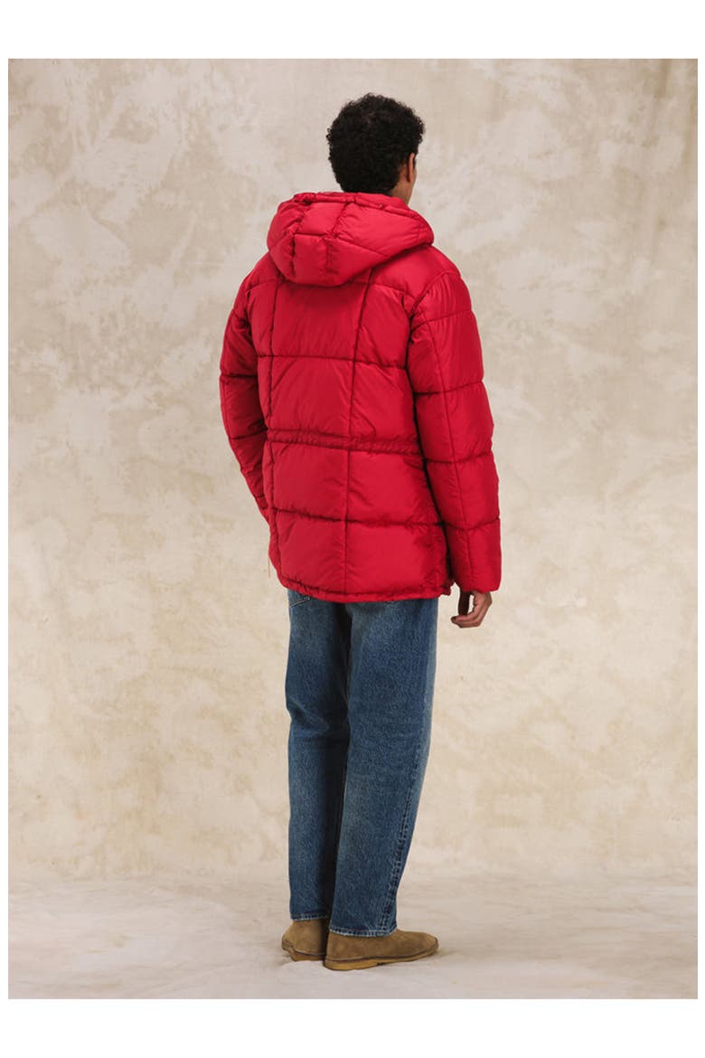 Hickory Padded Anorak Jacket, Alternate, color, RED