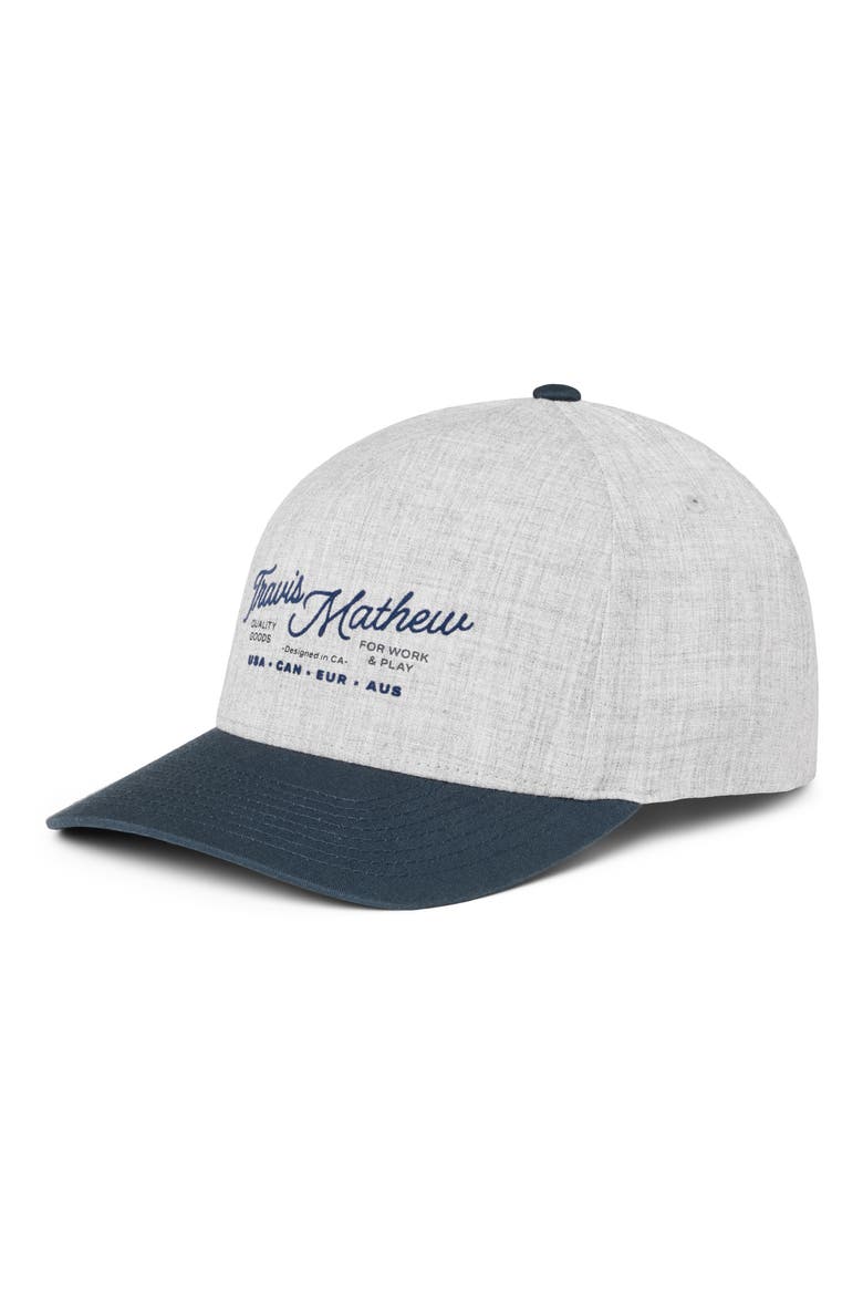 Perfect Plan Snapback Baseball Cap, Main, color, HEATHER GREY