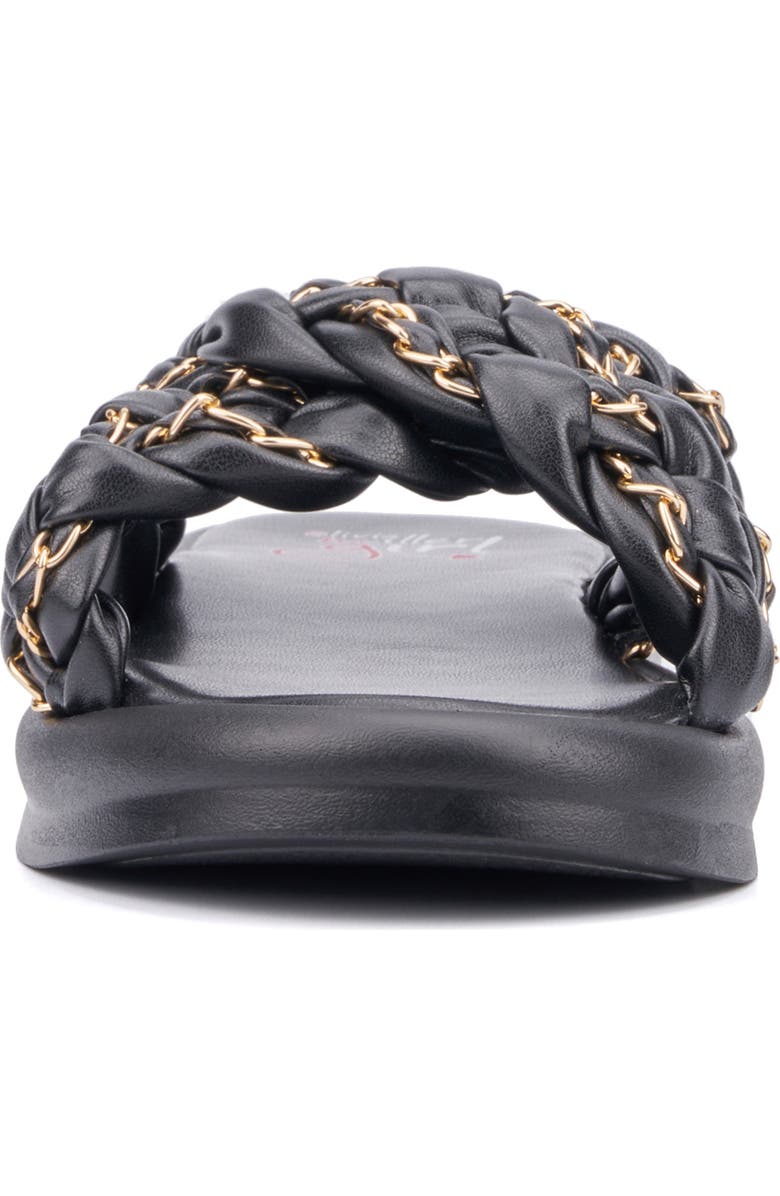 OLIVIA MILLER Kids' Cross Band Slide Sandal, Alternate, color,