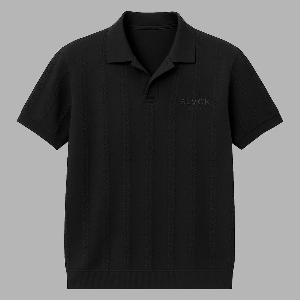 Blvck Classic Polo Shirt In Black