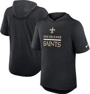 Nike Men's Nike Black New Orleans Saints Lockup Tri-Blend Hoodie T-Shirt