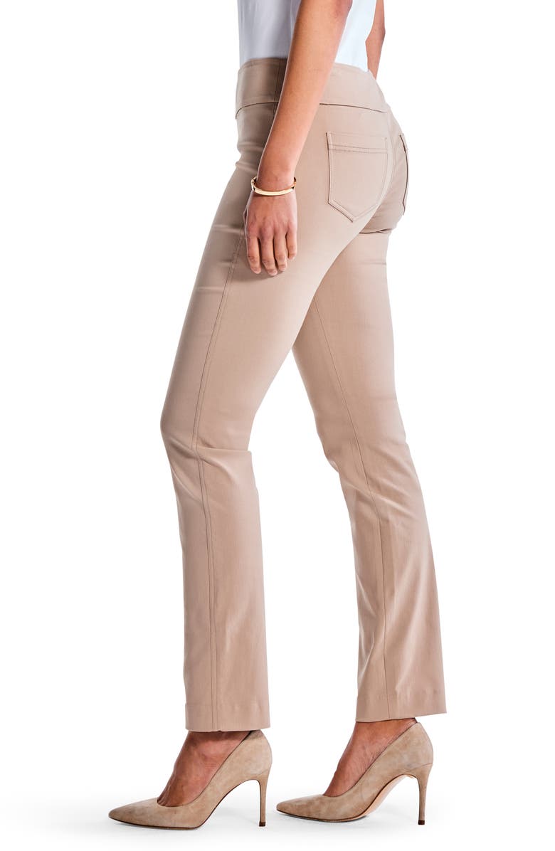 NIC+ZOE Wonderstretch Straight Leg Pants, Alternate, color, Biscotti