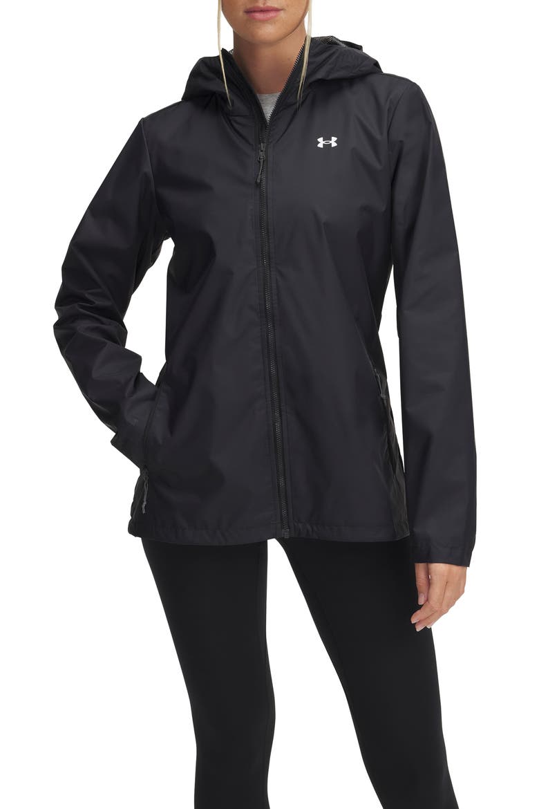 Forefront Rain Jacket, Main, color, BLACK