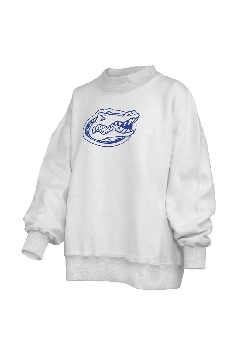 Women's Pressbox  Heather Gray Florida Gators Reversible Sweatshirt, Alternate, color, Heather Gray