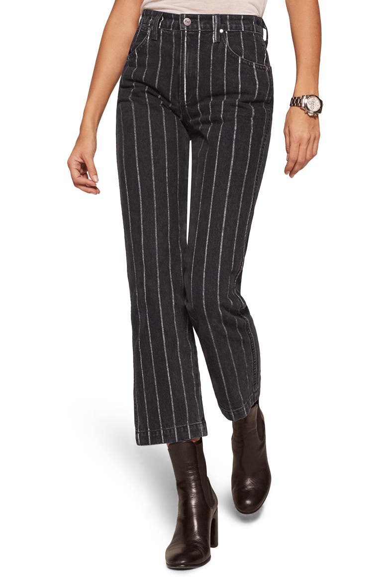 Roper Crop Straight Leg Jeans, Main, color, SULU