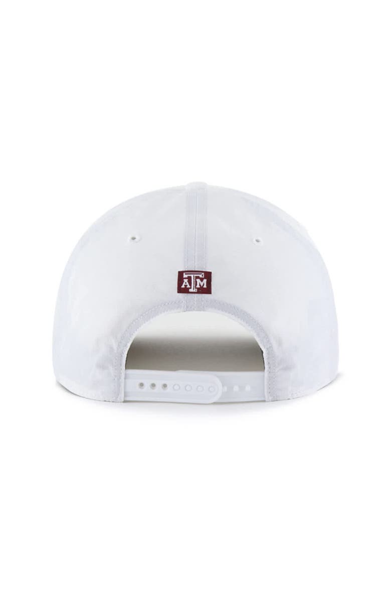 '47 Men's '47 White Texas A&M Aggies Condor Hitch brrr° Adjustable Hat, Alternate, color, 