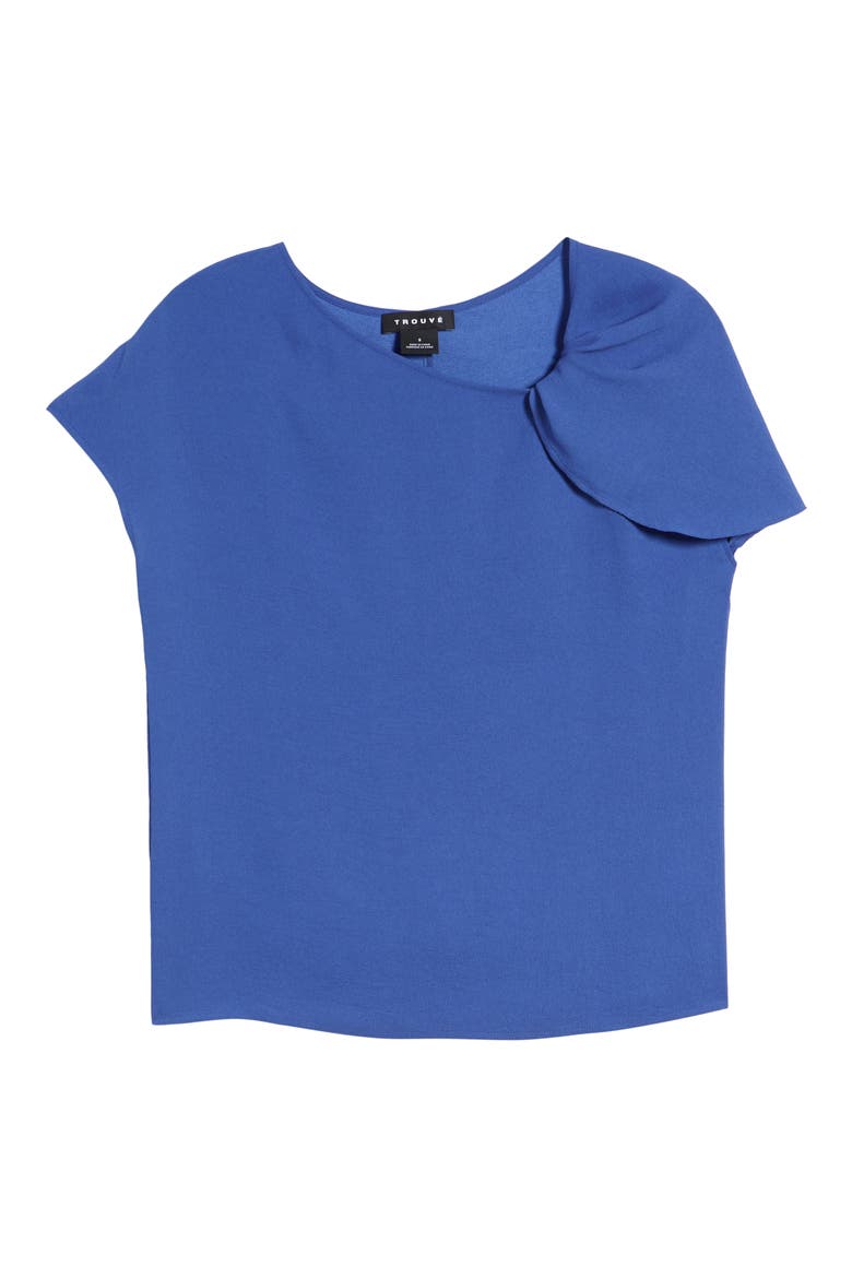 Asymmetrical Shoulder Top, Alternate, color, BLUE MARINE
