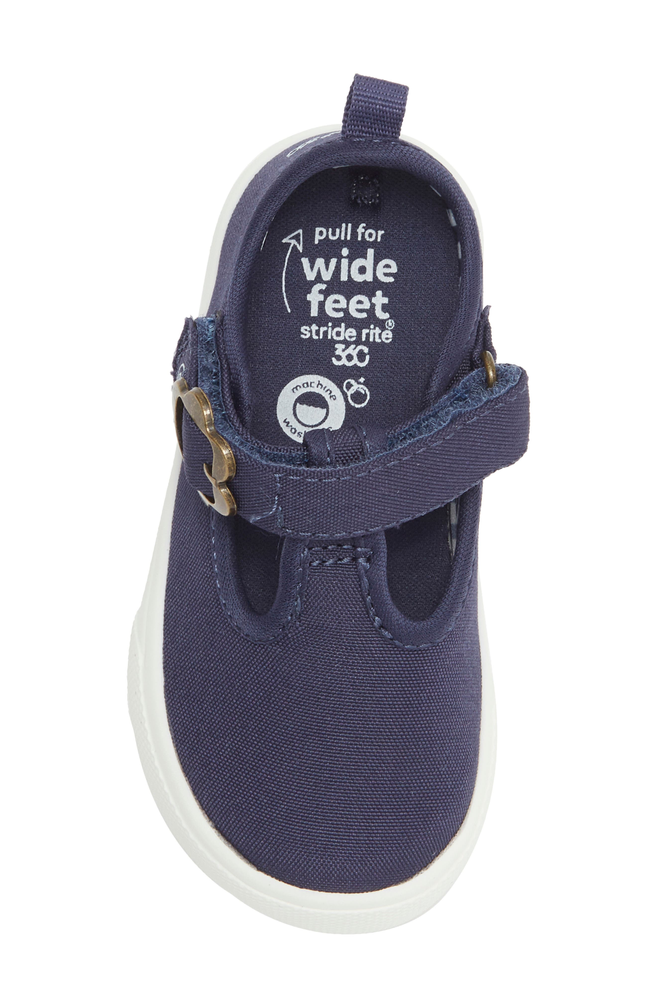 Stride Rite Kids' Gia Canvas Sneaker, Alternate, color, Navy