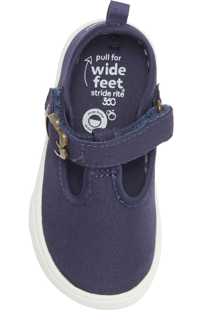 Stride Rite Kids' Gia Canvas Sneaker, Alternate, color, Navy