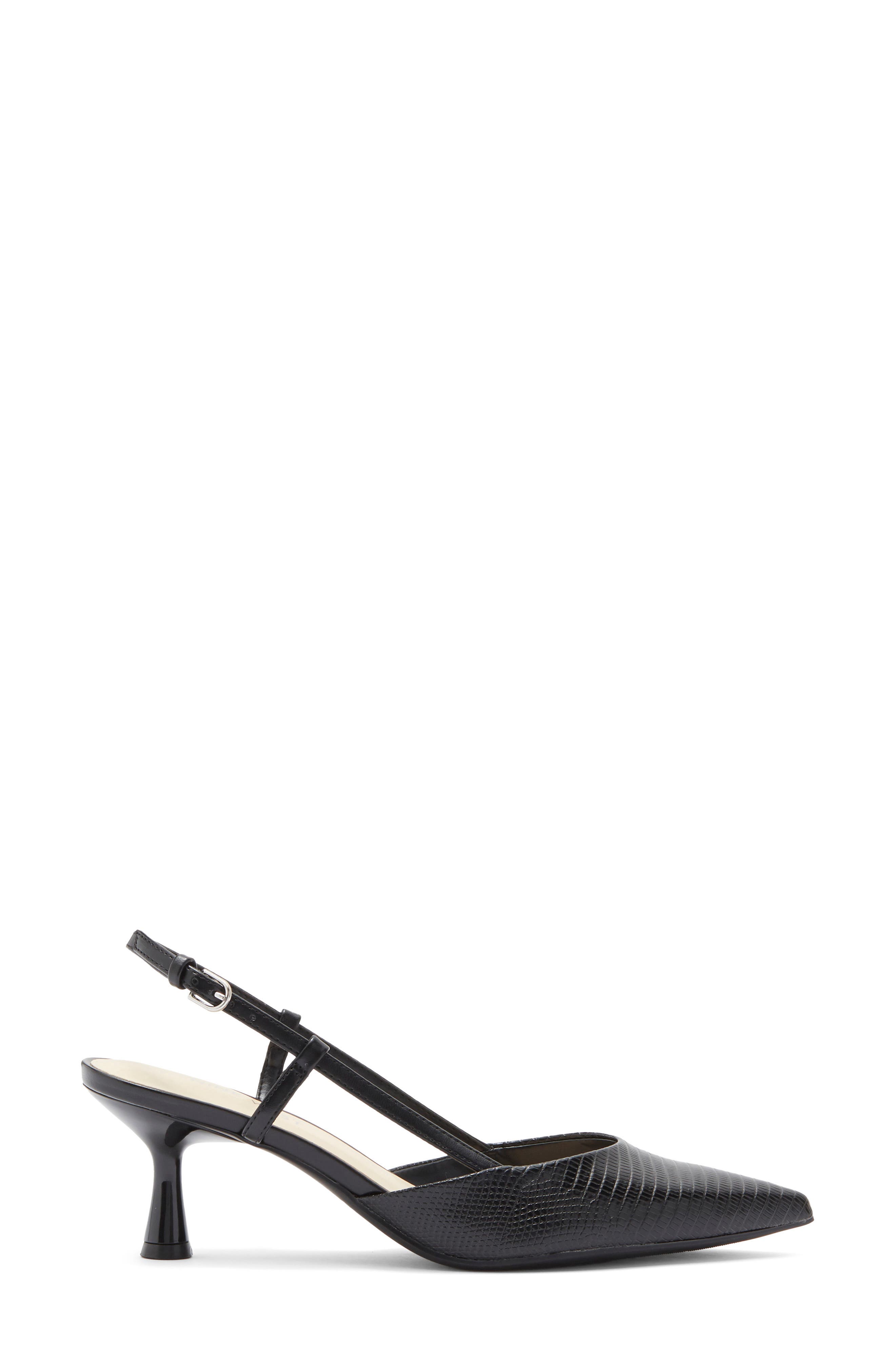 Rowen Slingback Pump, Alternate, color, BLACK LIZARD